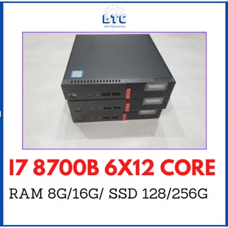 Máy tính mini pc Lenovo M710Q/i7 8700B 6X12 LUỒNG/RAM 8G/SSD 128G/Máy tính tiny nhỏ/MÁY TÍNH HỌC ONLINE/MÁY TV BOX 4K