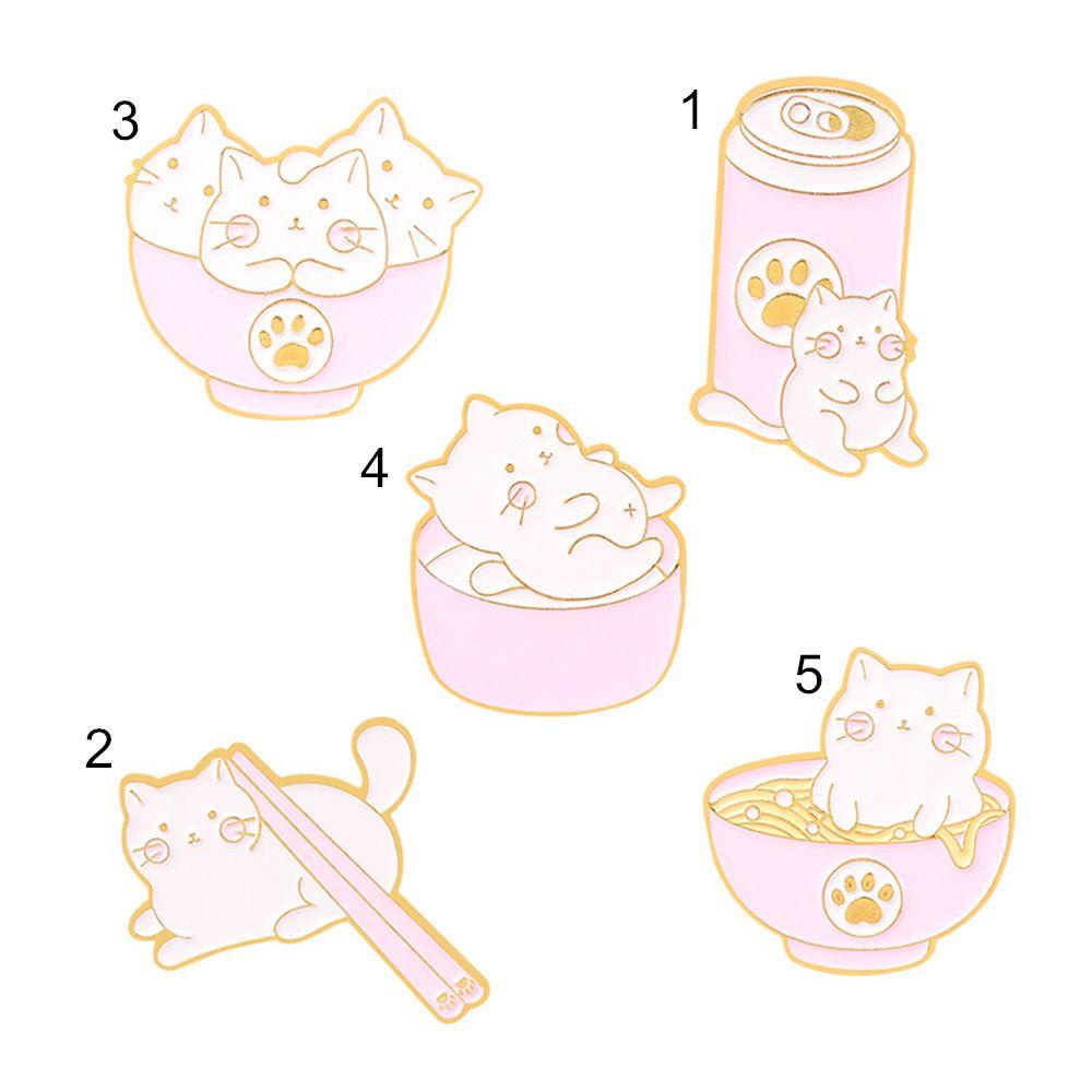 ❦Tôi❦ Khuy Cài Áo Hình Mèo Hoạt Hình Dễ Thương