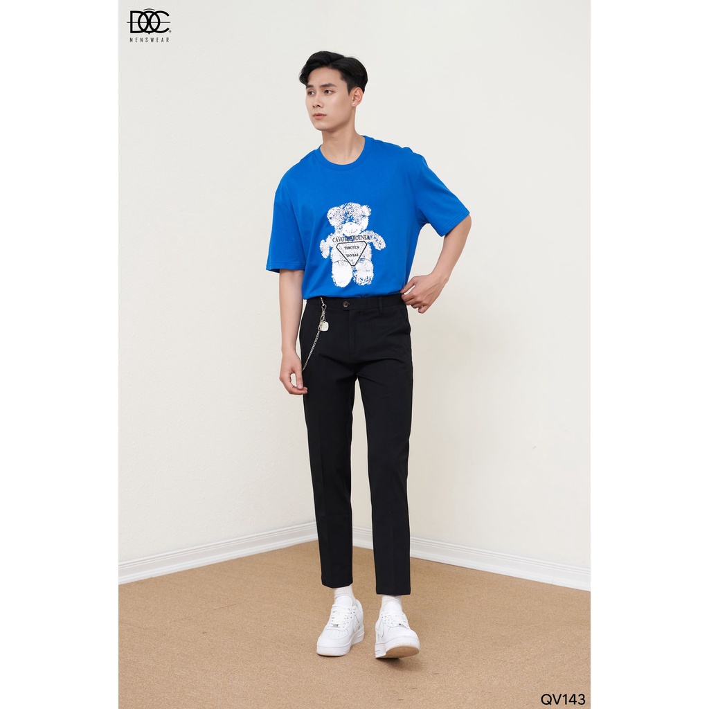Quần âu nam Độc menswear có xếp ly phối dây xích form slimfit dễ mặc- QV143