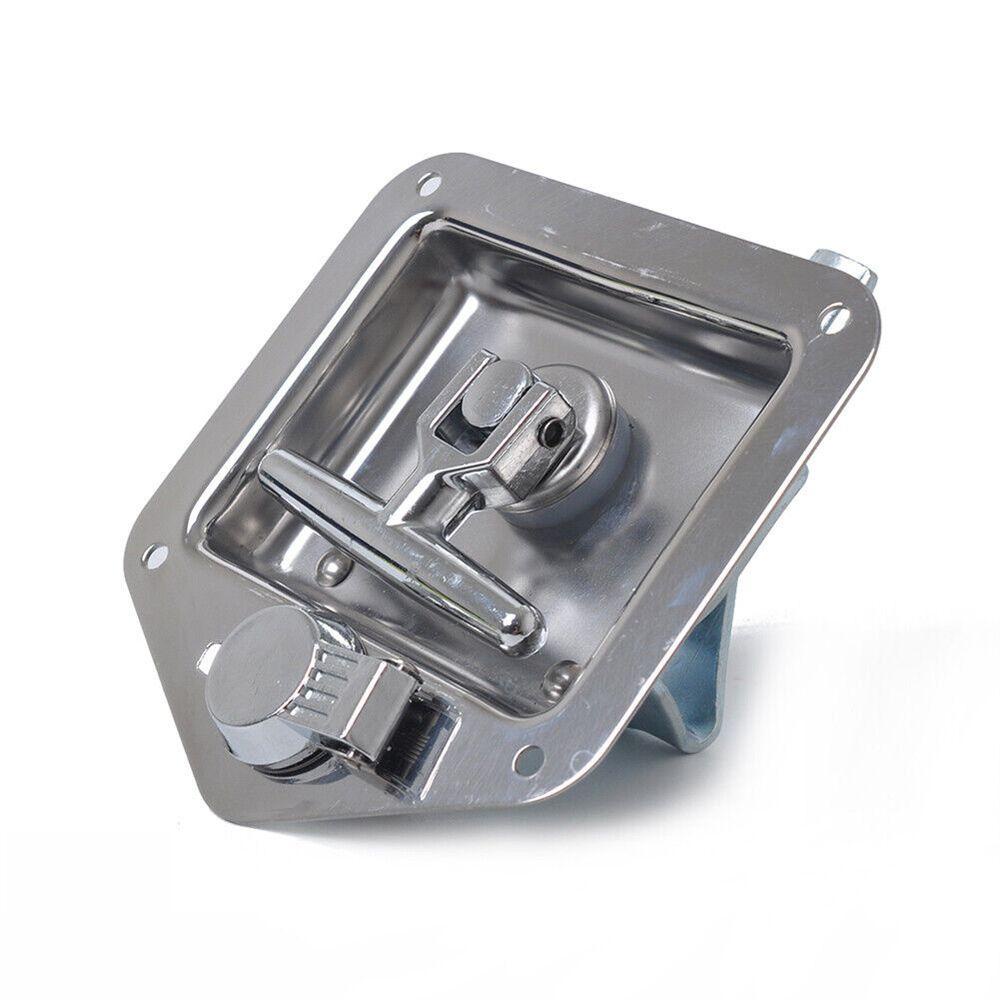 MAYSHOW Ổ Khóa Cửa Tủ Chén Nhà Để Xe Hình Chữ T Bằng Thép Không Gỉ