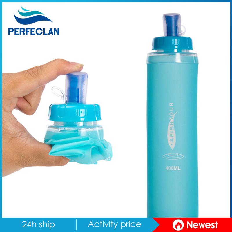 Bình Nước Thể Thao Bằng TPU Mềm Gấp Gọn Tiện Dụng