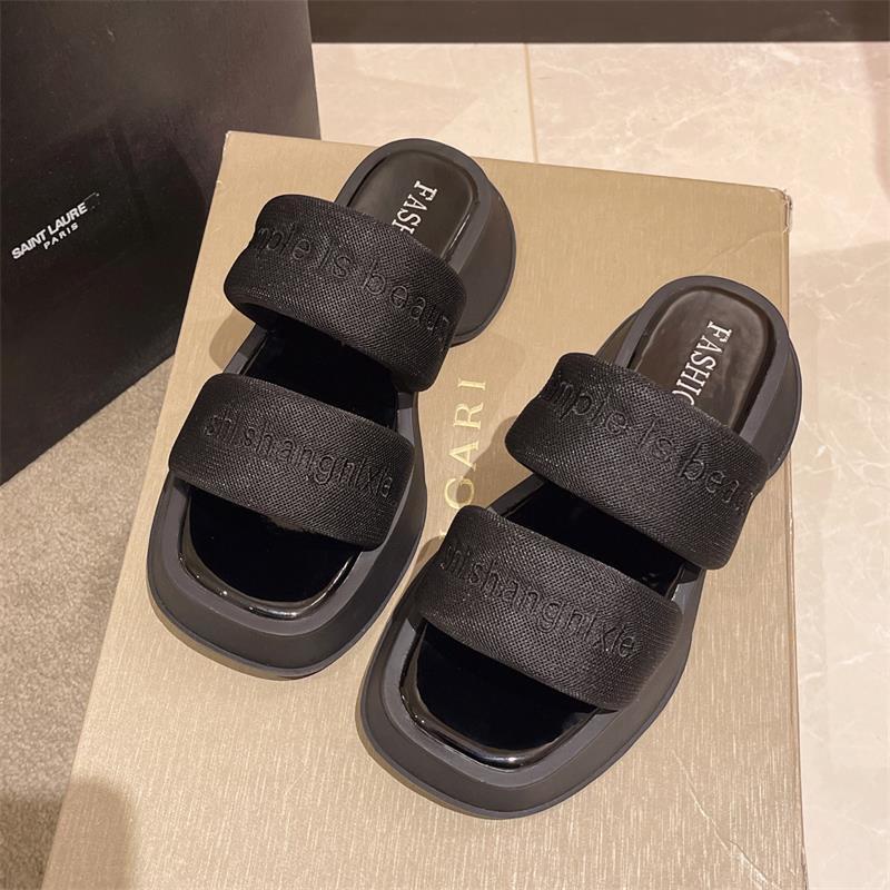 Giày Sandal Đế Dày Thời Trang Dành Cho Nữ