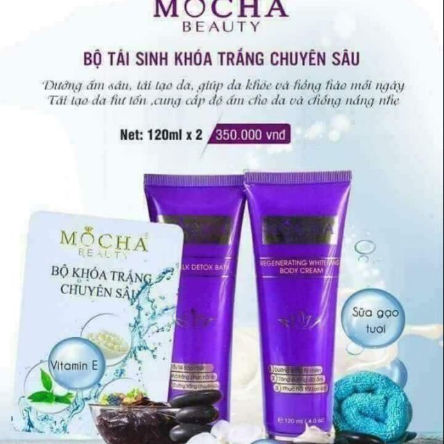 Bộ Tái sinh khóa trắng mocha