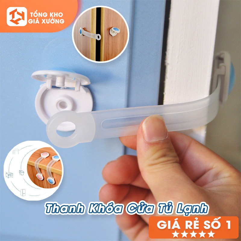 Chốt khóa cửa tủ lạnh - Khoá tủ lạnh an toàn cho bé (KCT04)