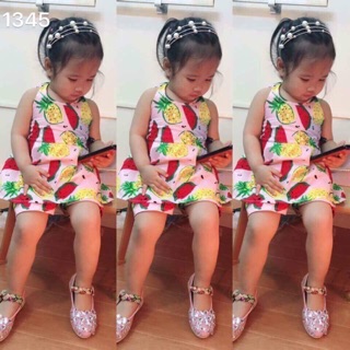 Bộ thô nơ lưng cho bé gái