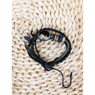 Vòng Tay Da Sợi Charm Chibi Thành Viên BTS