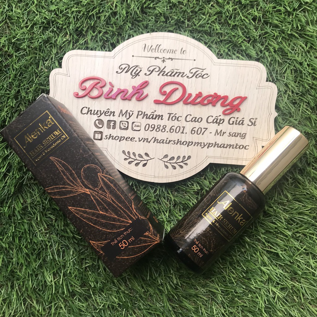 Tinh dầu dưỡng tóc, giữ nếp tóc uốn alenka hair serum 50ml