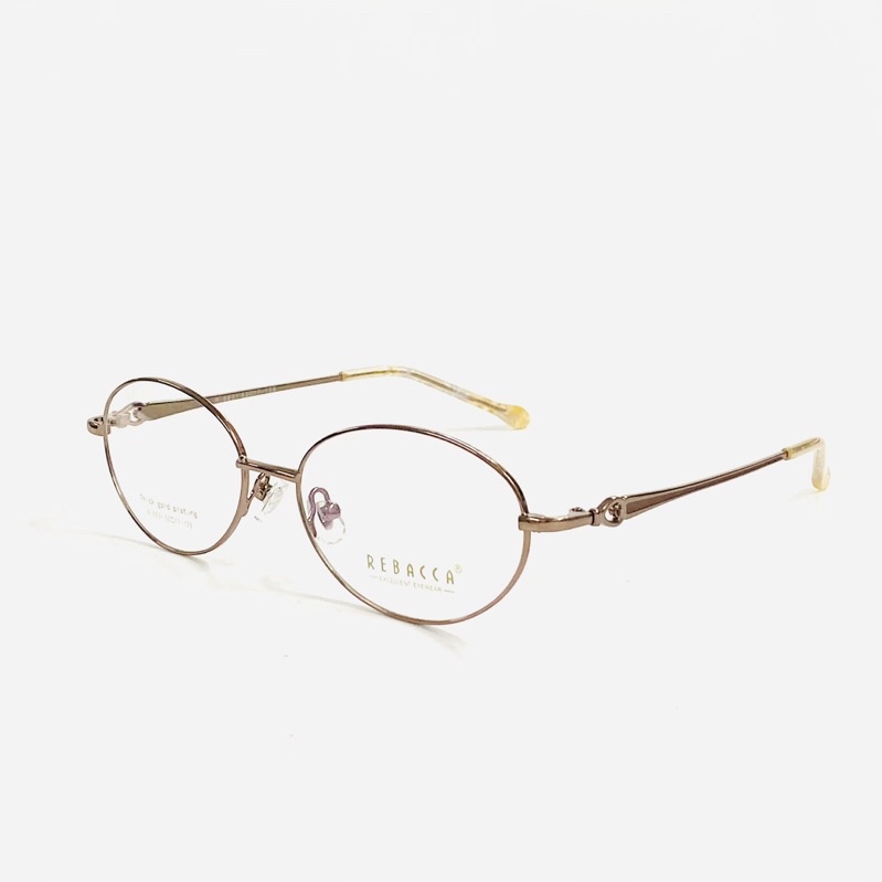 Gọng kính kim loại nữ TAMANHEYEWEAR mắt tròn thời trang cao cấp lắp mắt cận viễn loạn theo yêu cầu