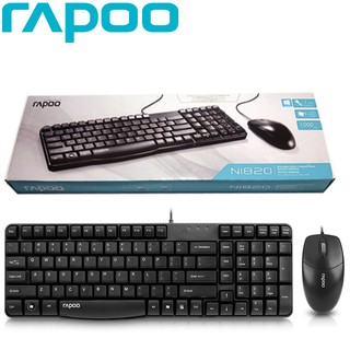 Bộ phím chuột có dây Rapoo n1820 Chính hãng