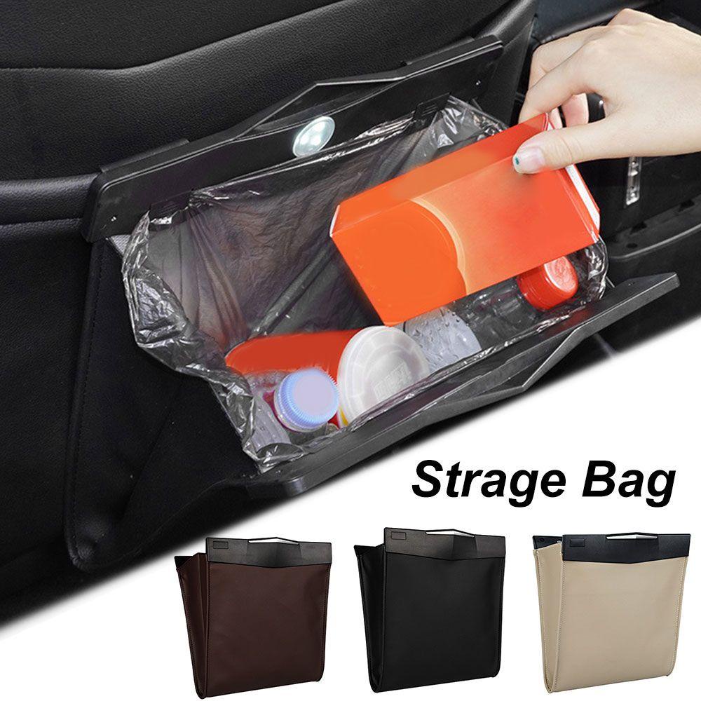 MYRONGVN Giá Đỡ Thùng Rác Đa Chức Năng Có Thể Tái Sử Dụng Cho Ghế Sau Xe Hơi
