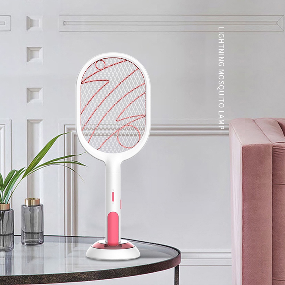 Máy đập muỗi điện, Máy diệt muỗi điện 2 chế độ 1200mAh USB sạc điện Floater Vợt điện [GM-LYMWP]