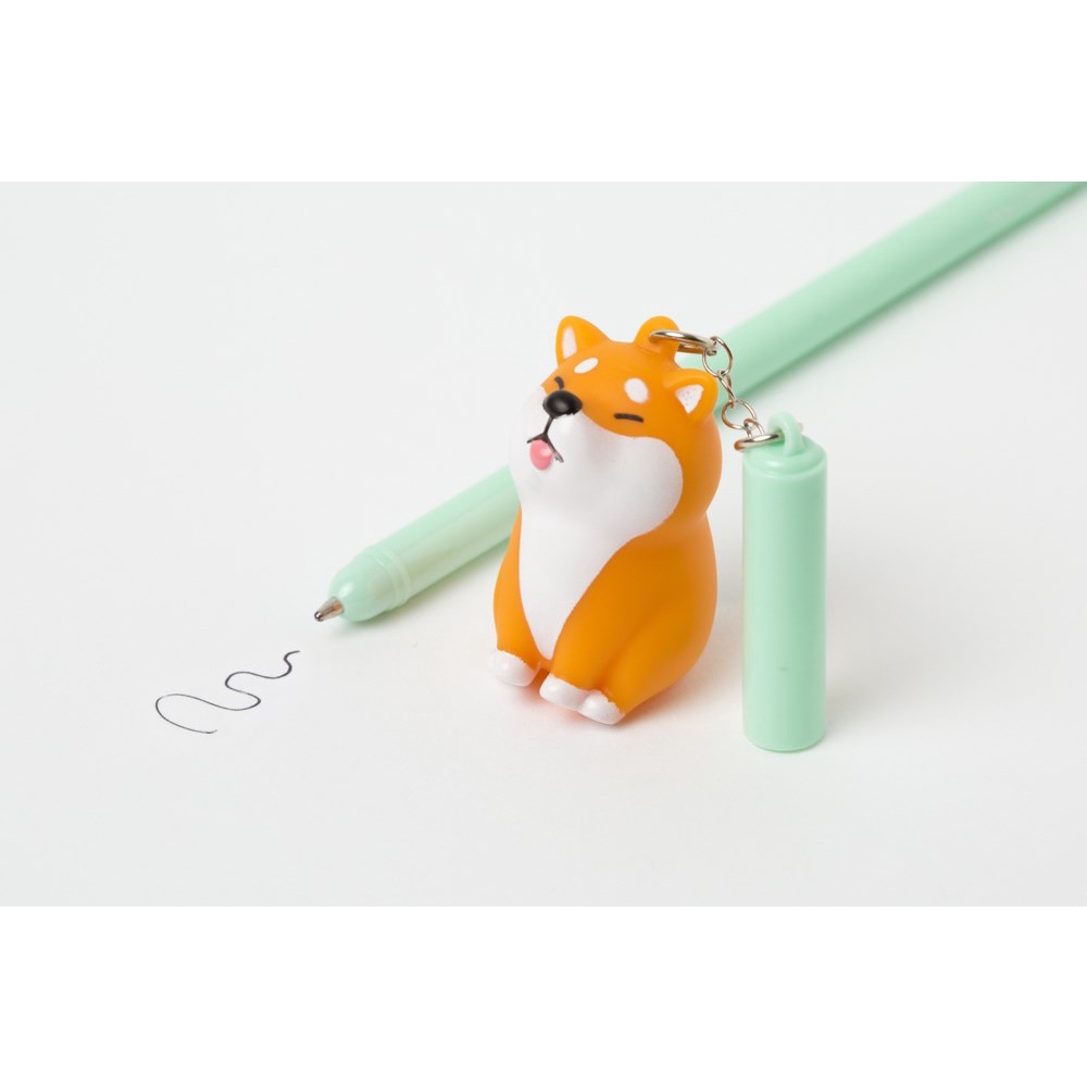 Bút Mực Đen ARTBOX Hàn Quốc Đính Chú Cún Shiba Đáng Yêu