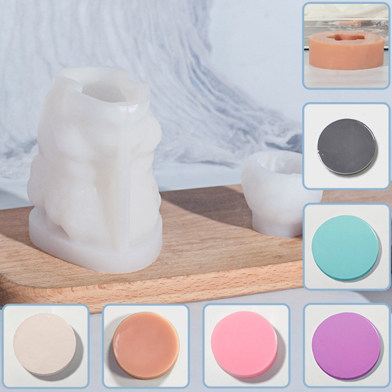 Khuôn Làm Nến Silicone Hình Đầu Lâu 3D