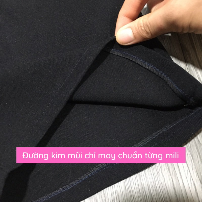 Quần short đùi nữ lưng cao kaki ống rộng mặc nhà thoải mái HN CLOTHING | BigBuy360 - bigbuy360.vn