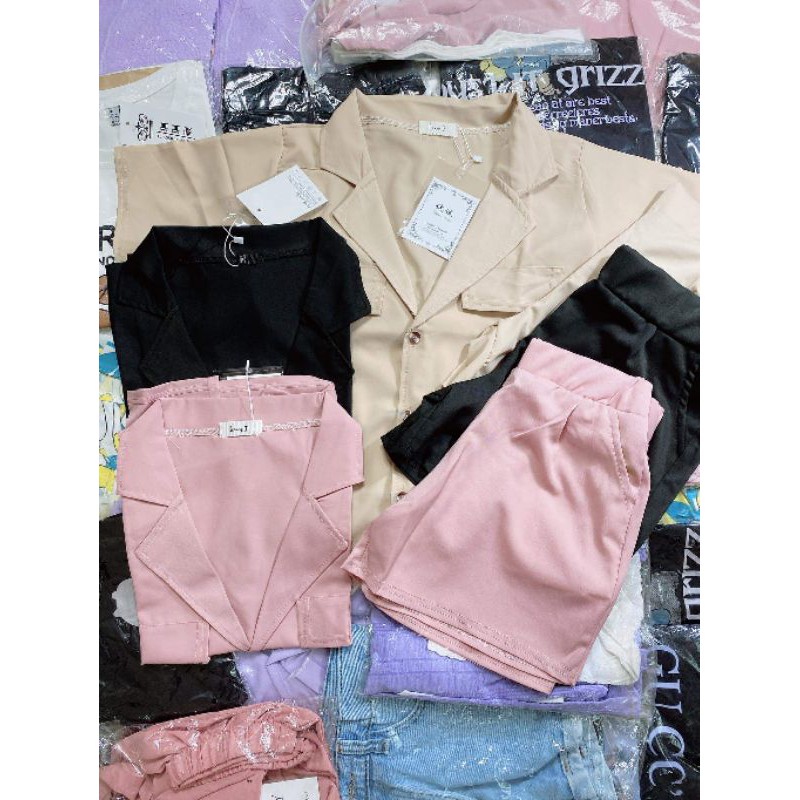 [Có Sẵn] Set vets kẻ sọc (ảnh thật shop chụp) | BigBuy360 - bigbuy360.vn