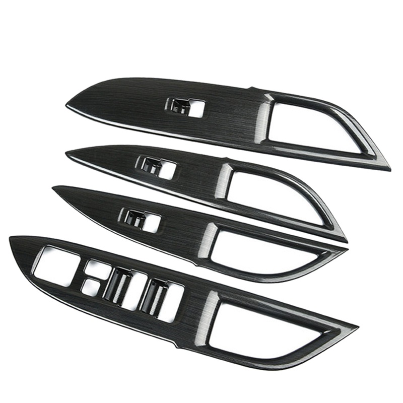 Vỏ Bọc Nút Điều Khiển Cửa Sổ Xe Hơi Chống Trượt Trang Trí Nội Thất Cho Mitsubishi Outlander 2016-2019