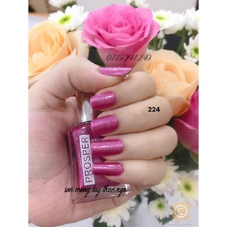 Sơn móng tay Prosper Silver 16ml (sơn thường nhũ)