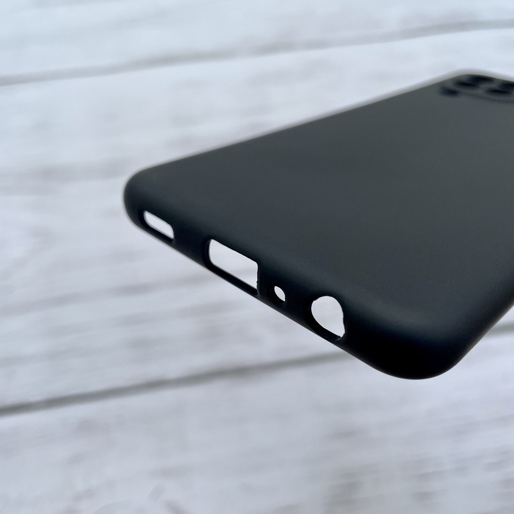 Ốp lưng TPU Cho Samsung Galaxy A22 4G  dẻo đen, bảo vệ Camera