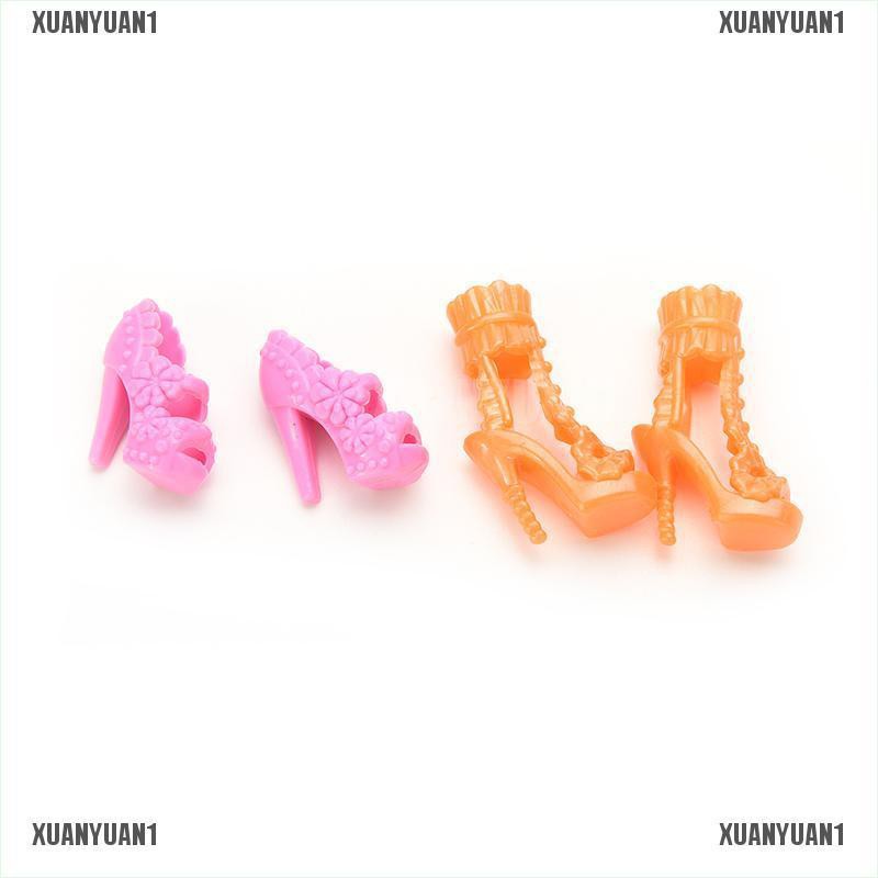 [XUANYUAN1] Phụ Kiện Cho Búp Bê Barbie Gồm Túi Xách Giày Lược Tai Vòng cổ