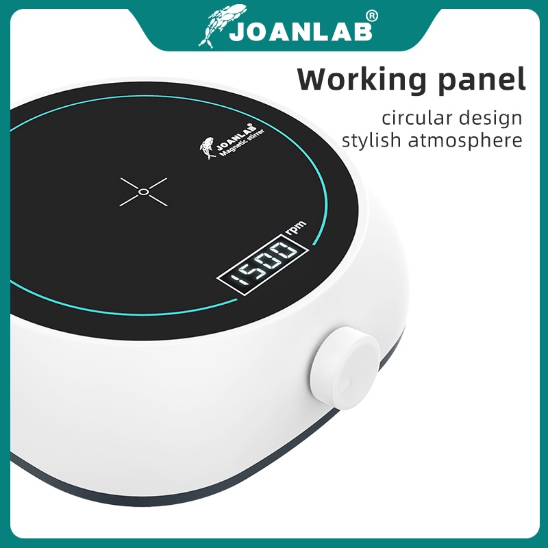 Joanlab Chính Thức Cửa Hàng Chính Thức Thiết Bị Khuấy Từ Tính Màn Hình Kỹ Thuật Số Với Thanh Khuấy Máy Trộn Từ Tính