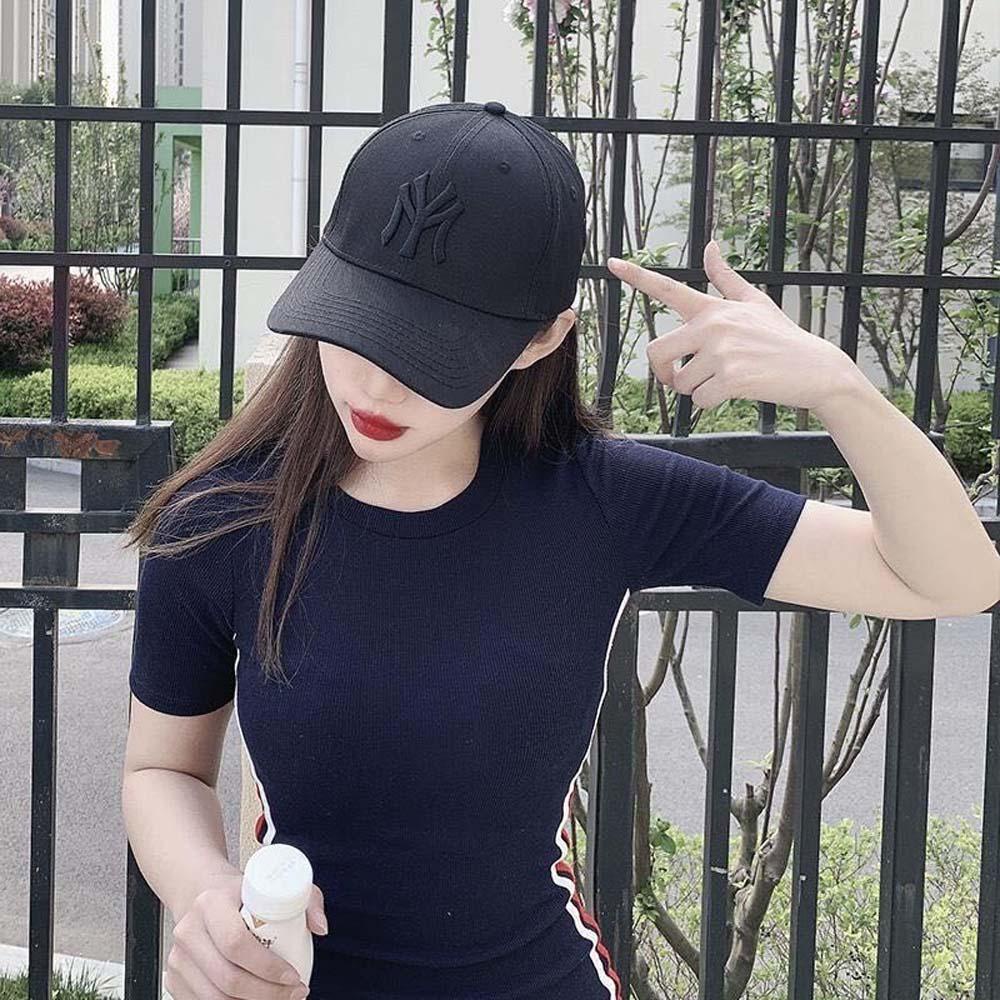 Mũ Lưỡi Trai Màu Trơn Thêu Chữ Phong Cách Hiphop Thời Trang Cho Nữ