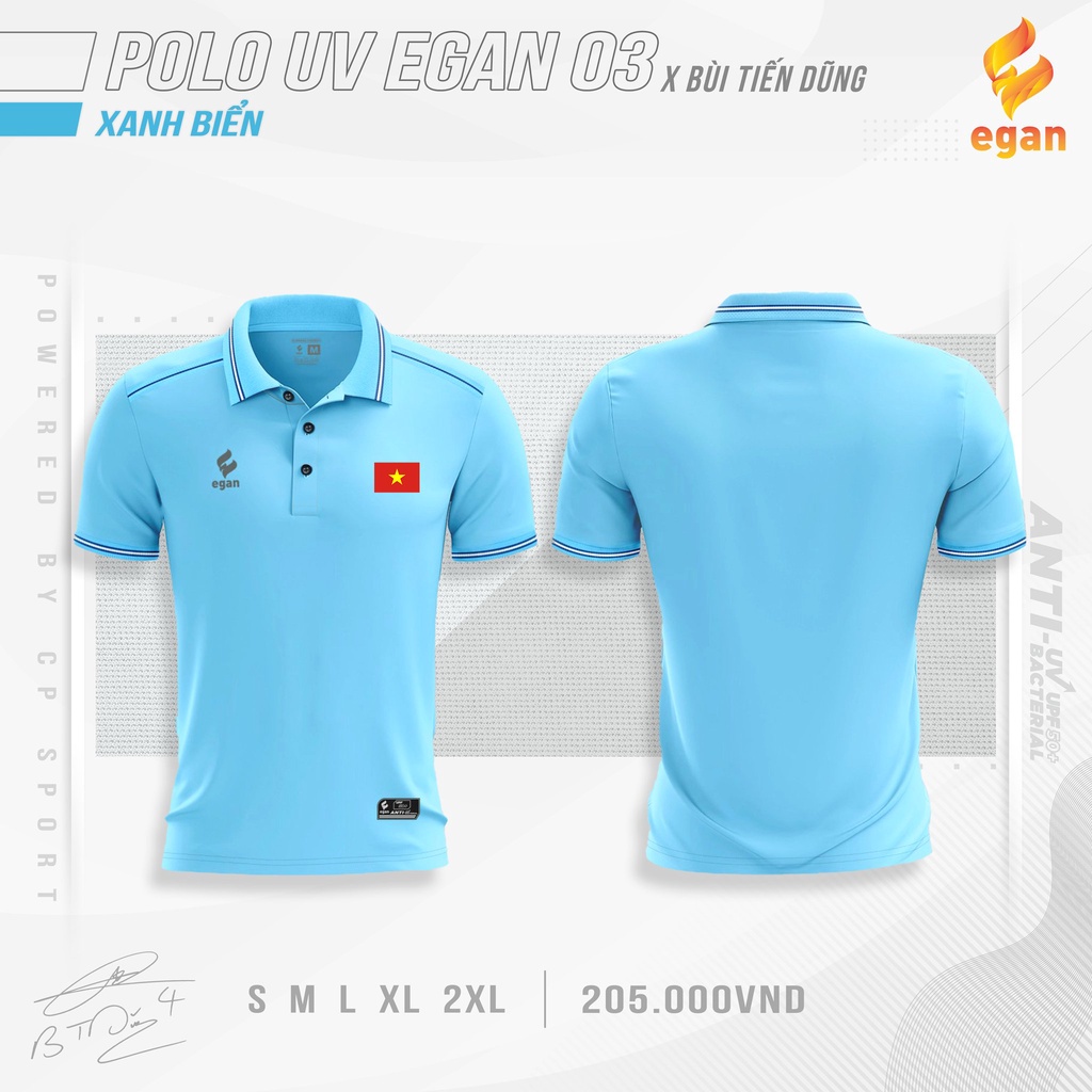 Áo thun polo Egan 3 𝗩𝗜𝗘̣̂𝗧 𝗡𝗔𝗠 | Phông Cổ Bẻ Thể Thao | năng động | Trẻ trung | Thấm hút tốt TẶNG KÈM KHẨU TRAN
