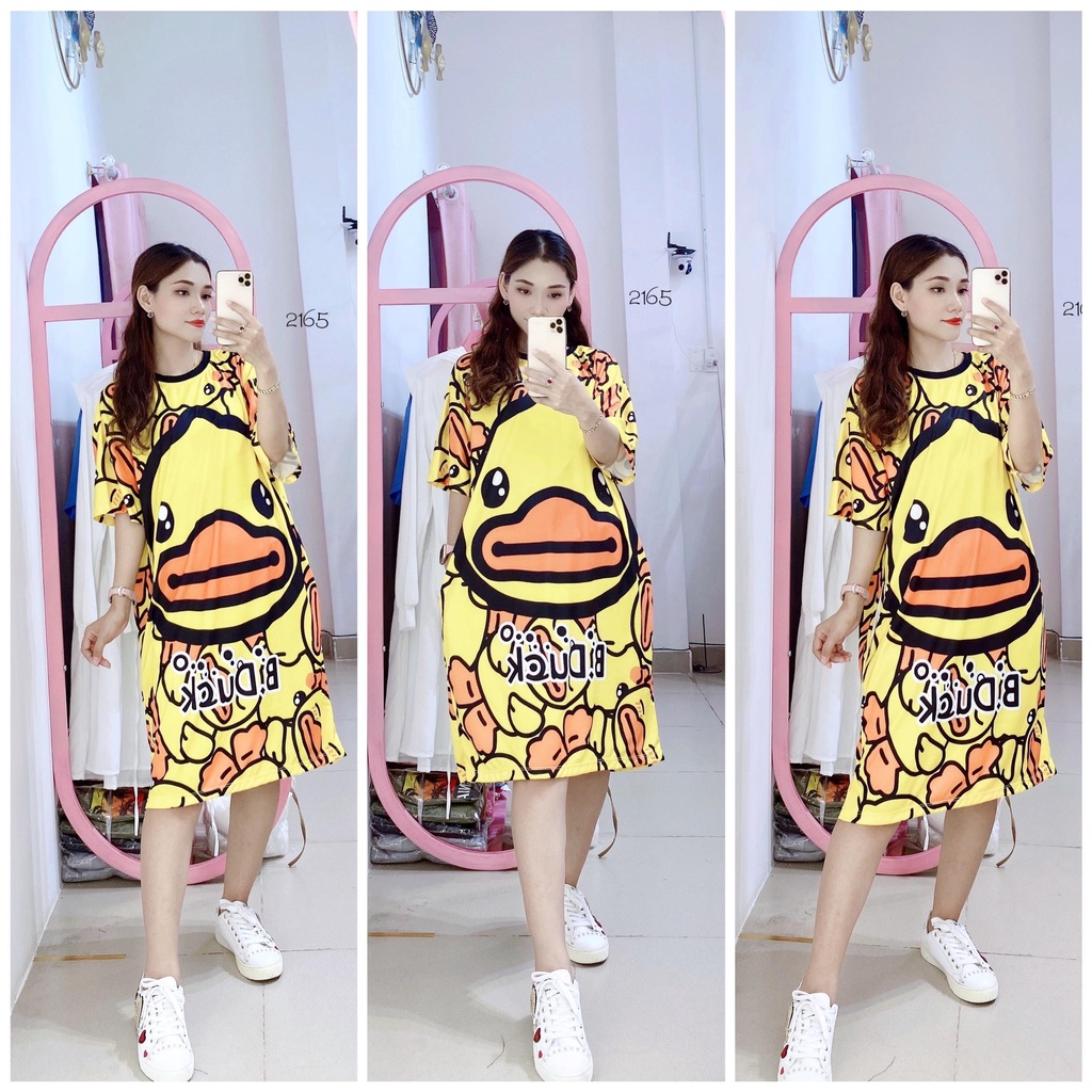 (55kg đến 85kg) Đầm Suông 3D Big Size, Hình thật shop chụp -D2165