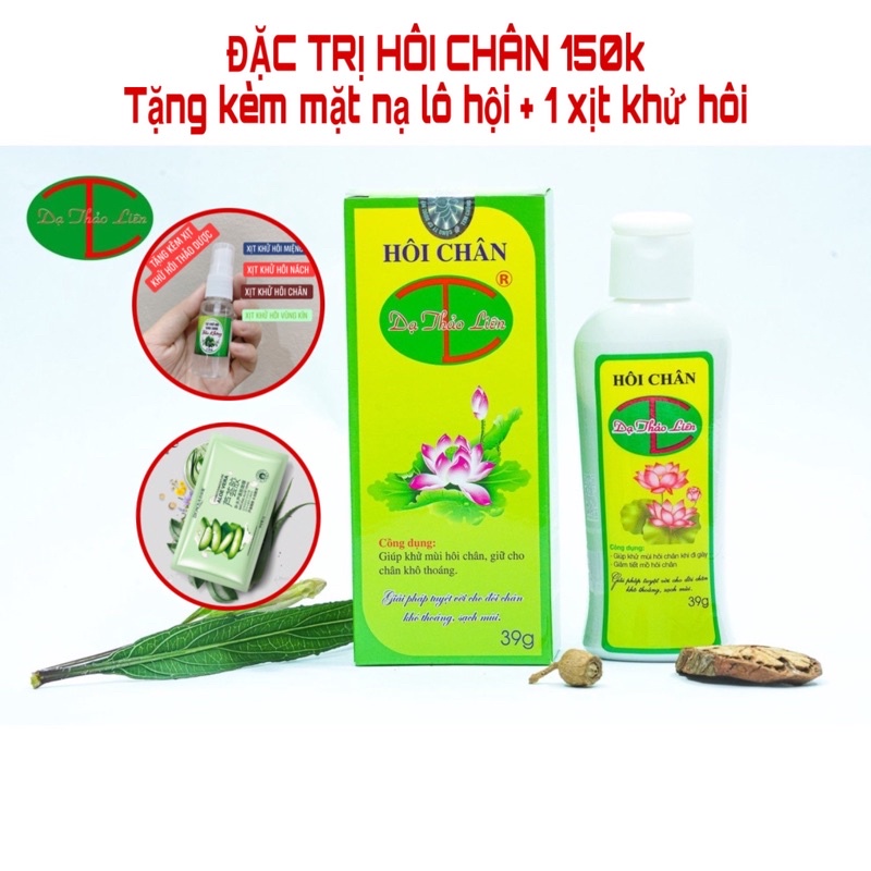 Bột khử mùi Dạ Thảo Liên 39g