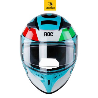 Nón bảo hiểm fullface ROC R1 tem LEOPARD