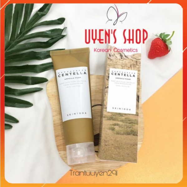 Sữa rửa mặt giảm mụn Skin1004 Madagascar Centella Ampoule Foam 125ml