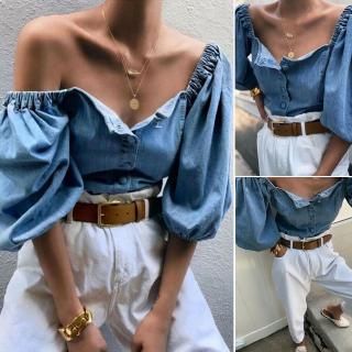 Áo khoác Jeans tay lửng thời trang cá tính cho nữ