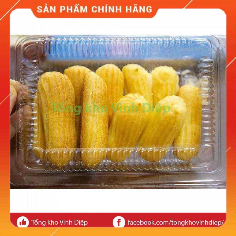 Combo 100 hộp nhựa dùng 1 lần đựng bánh, hoa quả, đồ ăn - H50 - Hộp nho 400