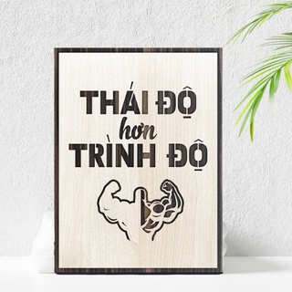 Tranh gỗ tạo động lực trang trí văn phòng chính hãng  - Xưởng gia công tranh uy tín cam kết đúng chất lượng như hình