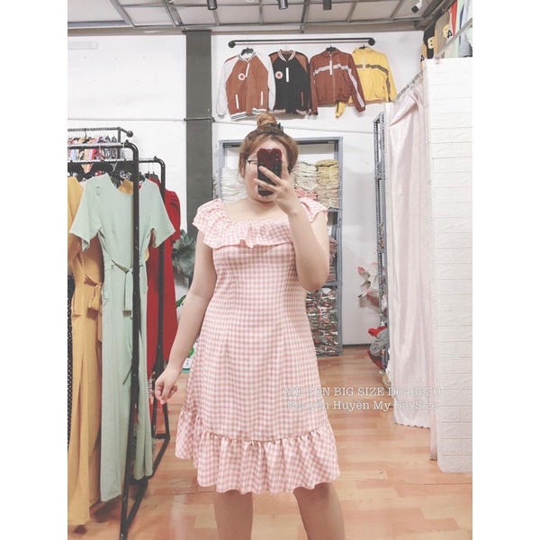ĐẦM CARO BẸT VAI D646 ❤FREESHIP ❤HÌNH THẬT 100% SHOP TỰ CHỤP