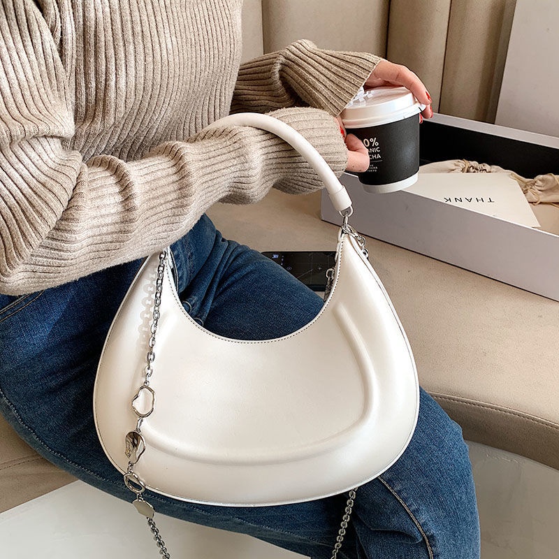 Túi Đeo Chéo Phối Dây Xích Thời Trang Thu Đông Chất Lượng Cao 12 Kiểu Tùy Chọn