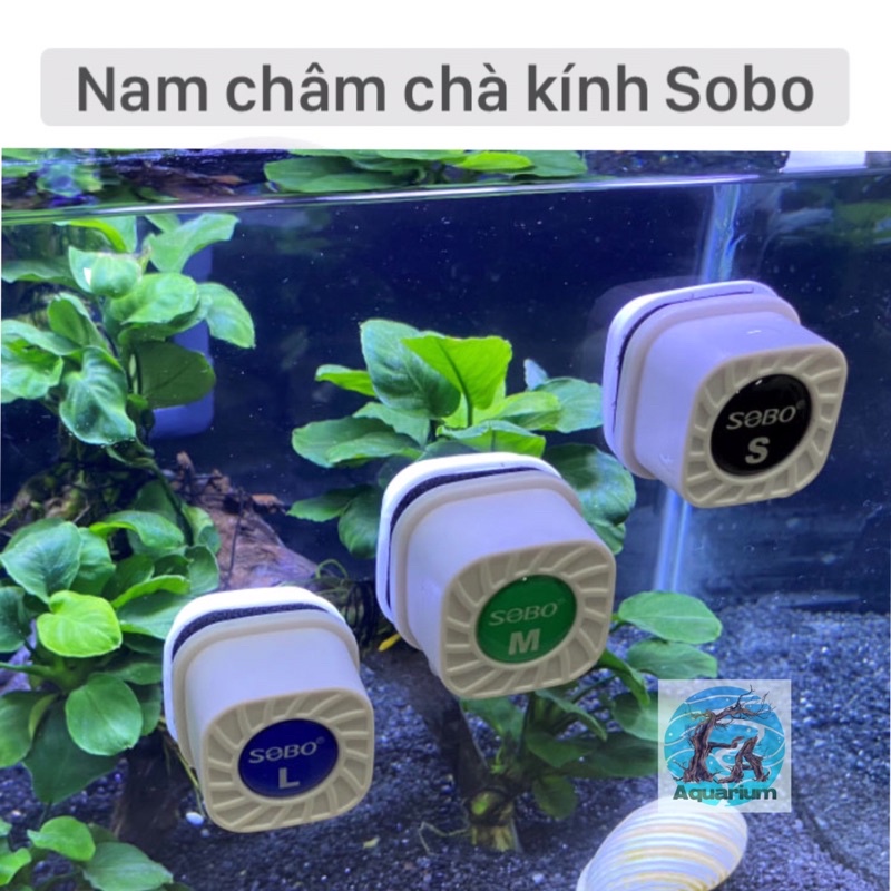 Nam châm mini chà hồ, lau kính Sobo