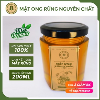 Mật ong rừng nguyên chất tự nhiên quảng nam chai thủy tinh 190ml