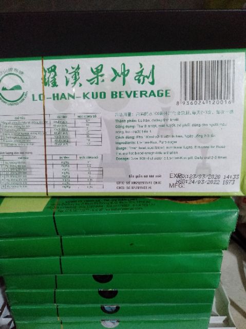 Trà La hán qủa hòa tan hán linh loại 1