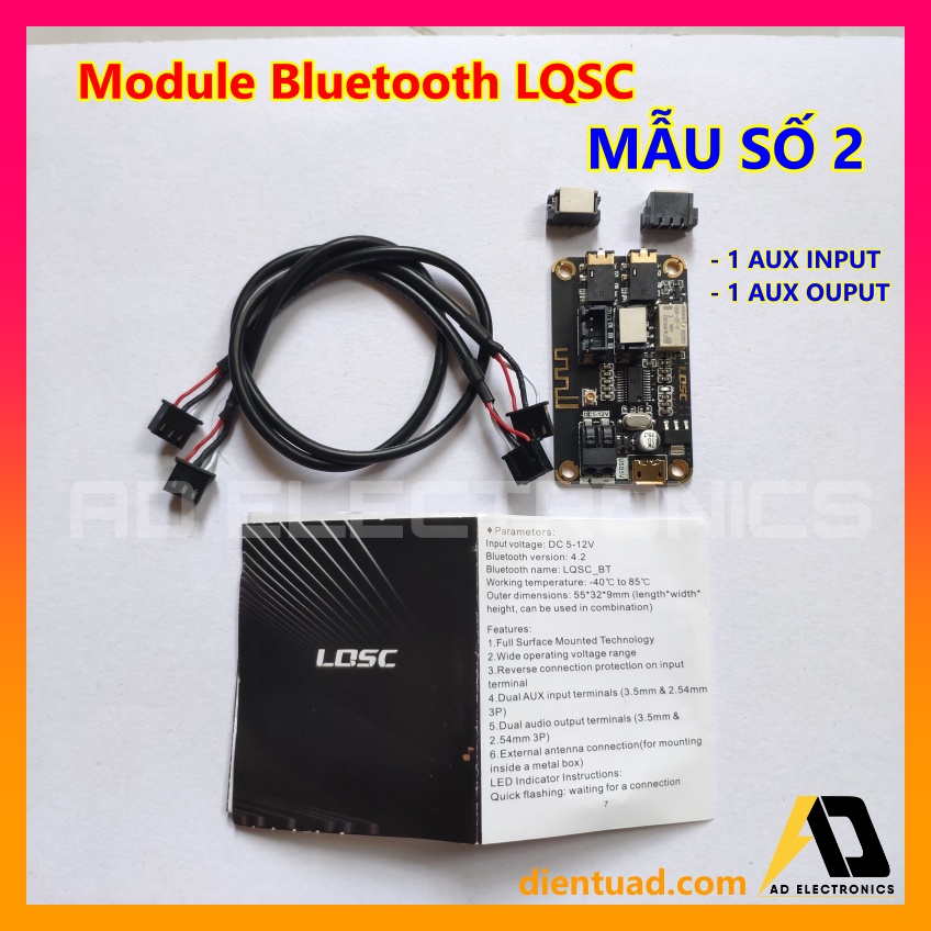 Mạch Giải Mã Âm Thanh BLuetooth LQSC Chất Lượng Cao