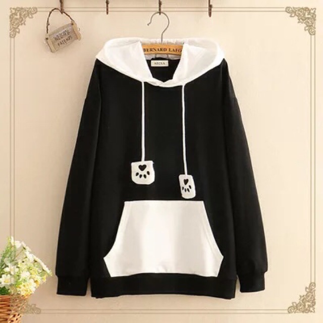 Áo khoác nỉ chui hoddie nam nữ tai thỏ - Bán lẻ giá sỉ