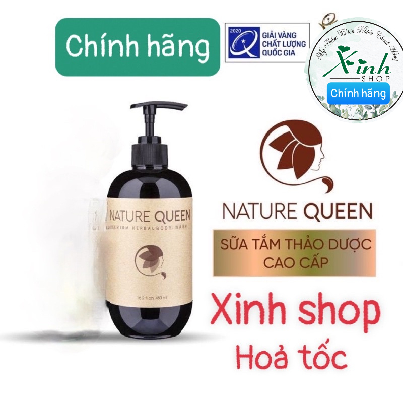 Sữa tắm thảo dược nature queen 480ml