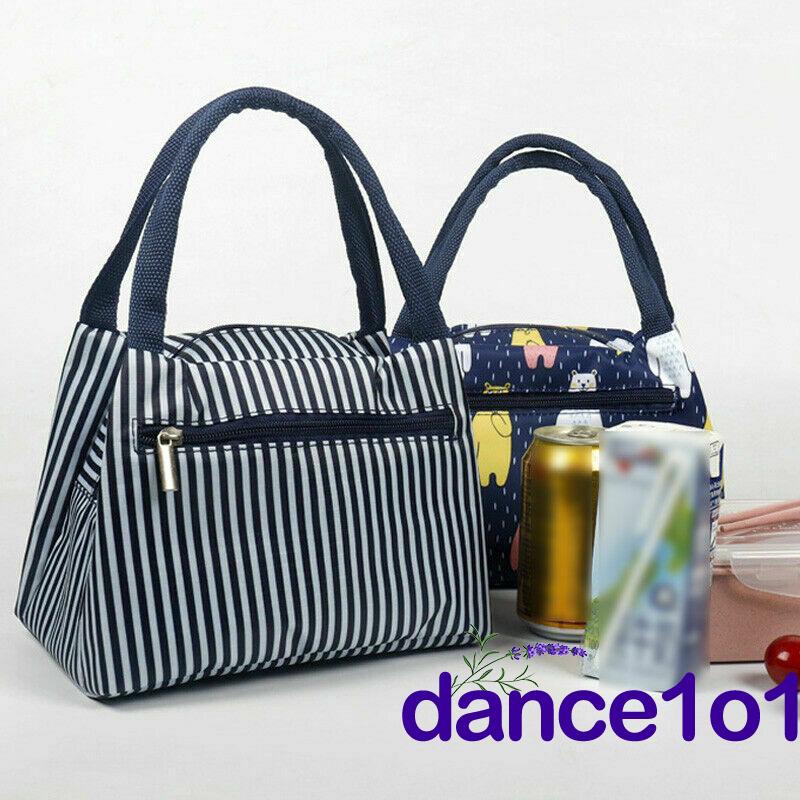 Túi đựng hộp cơm trưa cách nhiệt nhiều màu sắc phù hợp cho du lịch/đi làm/đi học