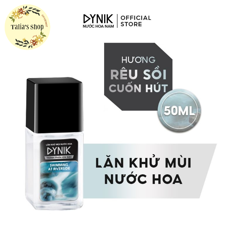 (CHÍNH HÃNG) - Lăn khử mùi nước hoa Dynik 50ml dành cho nam