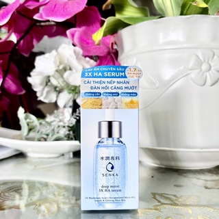 Serum dưỡng ẩm và chống lão hóa senka deep moist 3x ha serum 30ml
