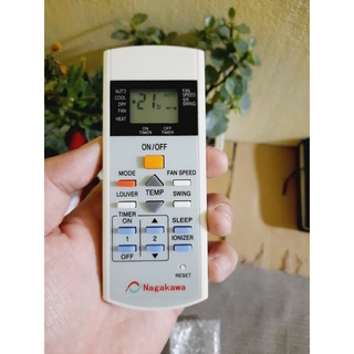 Điều khiển điều hòa nagakawa- hàng chính hãng,mới 100% tặng pin