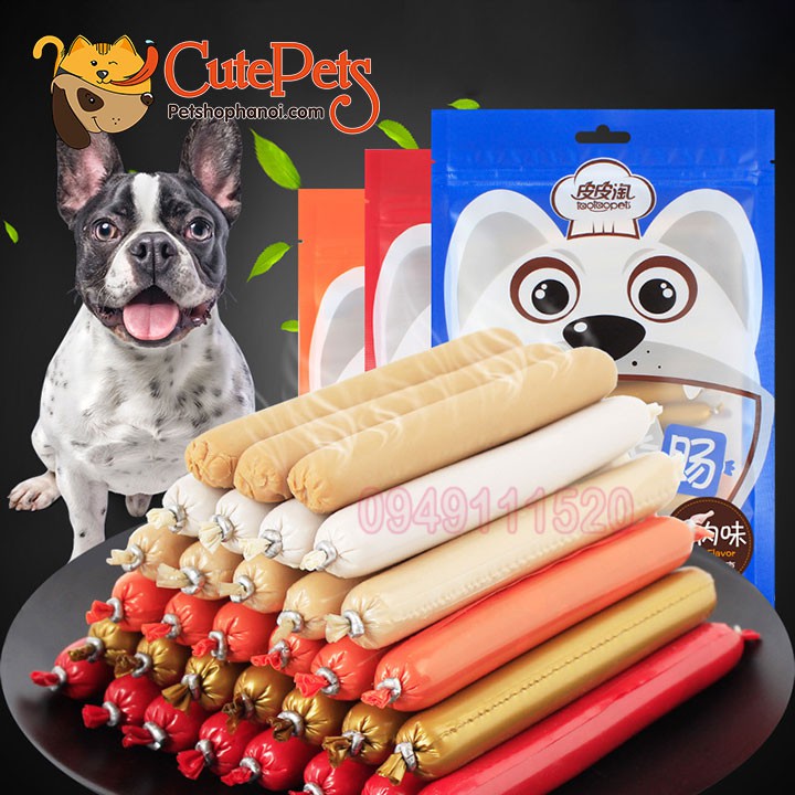 Bánh thưởng cho chó, Xúc xích dinh dưỡng TaoTaoPets bịch 30 cái - Cutepets