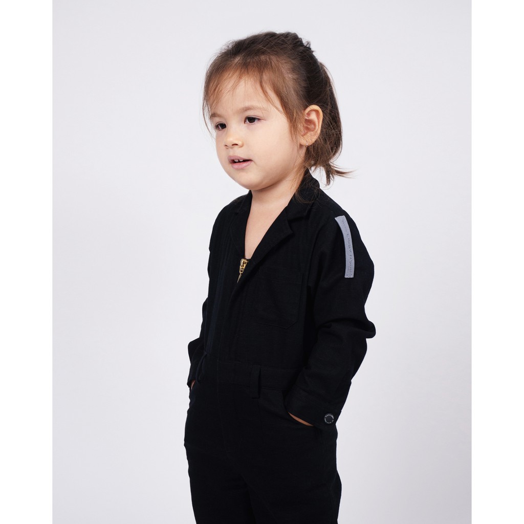 [Mã LT200 giảm 200K đơn 699K] Jumpsuit Yvette Libby N'guyen Paris, Trẻ em, Màu Đen