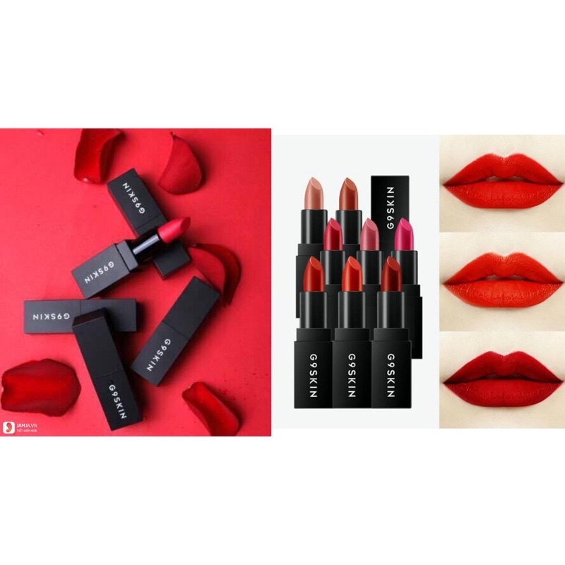 🔰 [GIÁ TỐT] 🔰SON THỎI G9 SIGNATURE 2 MÀU ĐỎ, ĐỎ CAM, SON MỊN, KHÔNG KHÔ MÔI, LÊN MÀU CHUẨN | BigBuy360 - bigbuy360.vn