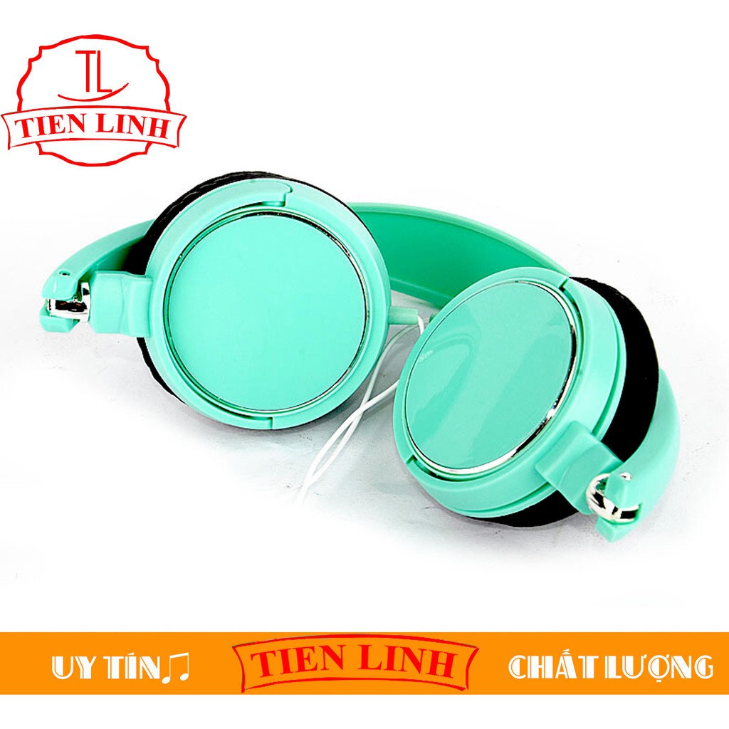 Tai nghe chụp tai TL68 XANH LÁ phong cách Hàn Quốc