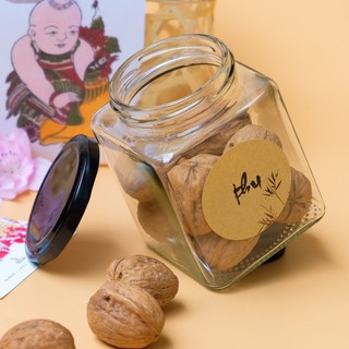 Hũ thủy tinh 500ml vuông đựng hạt